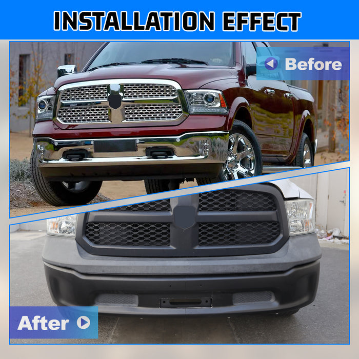 WOLFSTORM Winch Plate for 2013-2018 Dodge RAM 1500 & 2019-2024 CLASSIC