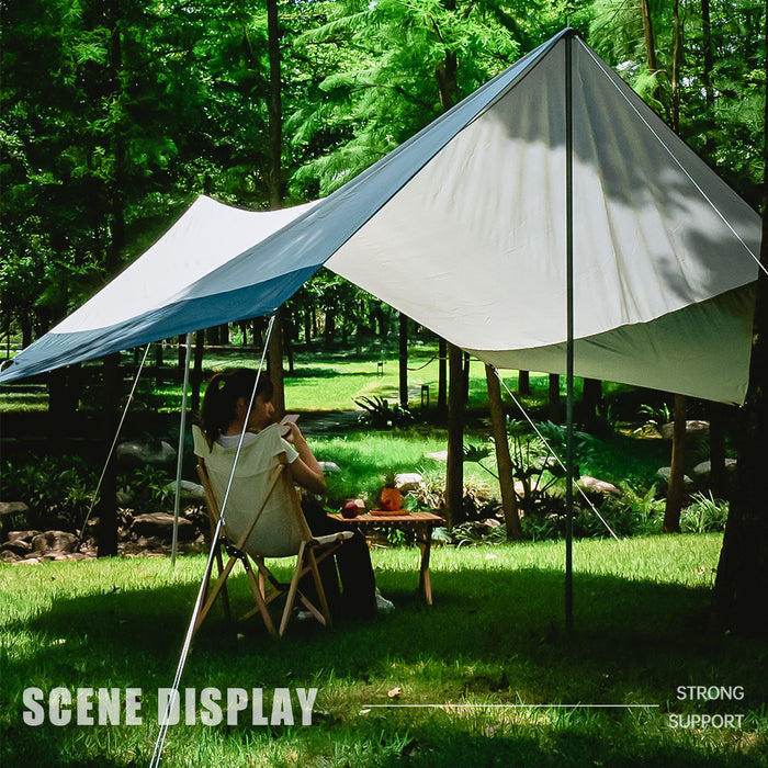 HAWKLEY Octagonal Canopy Camping Tent Tarps - WOLFSTORM