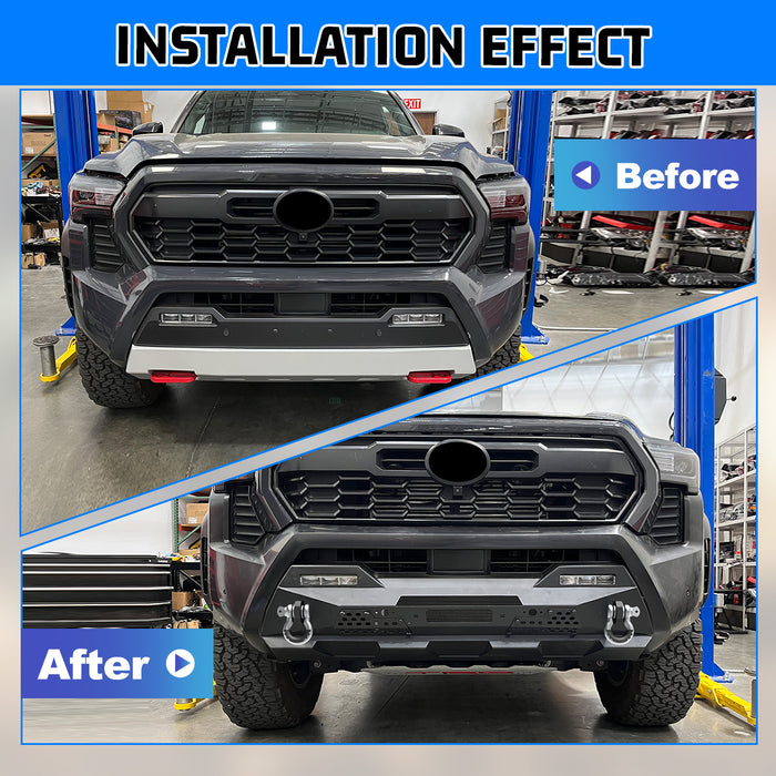 WOLFSTORM Front Bumper for 2024 2026 Toyota Tacoma