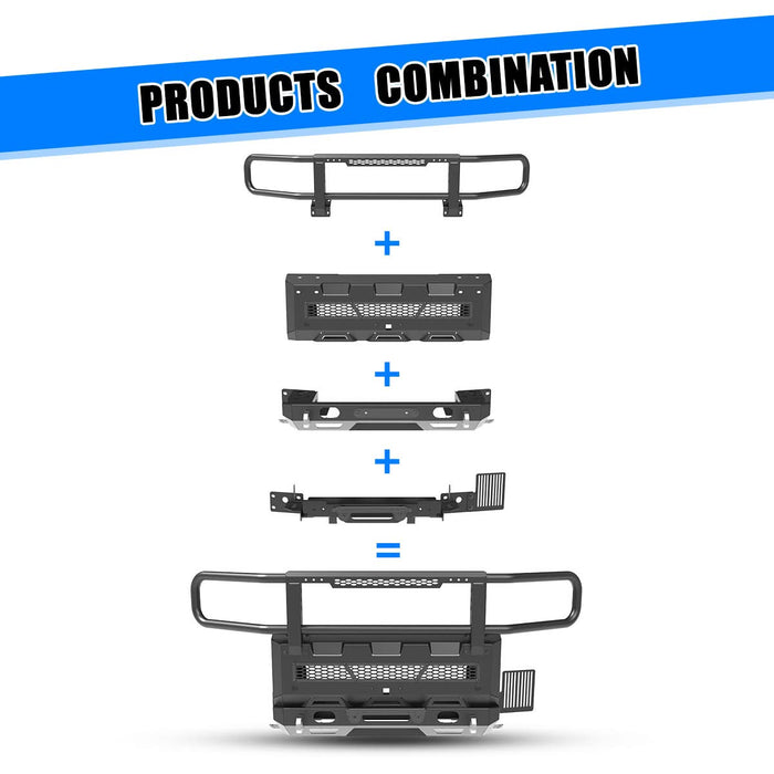 WOLFSTORM Front Bumper for 2024-2026 Toyota Land Cruiser LC250