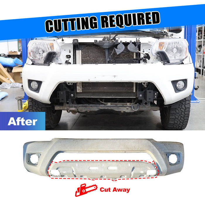 Wolfstorm Front Bumper Assembly Fits for 2012-2015 TOYOTA TACOMA