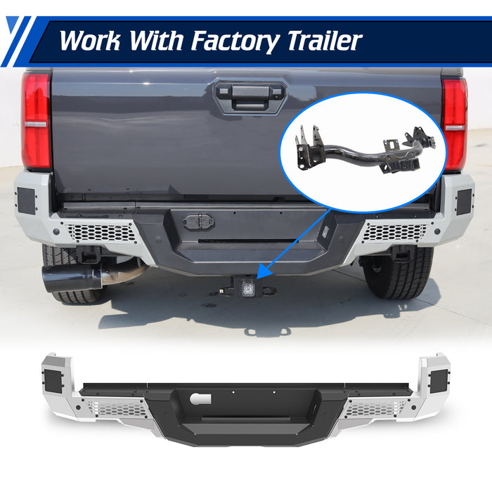 WOLFSTORM Rear Bumper for 2024-2026 TOYOTA TACOMA