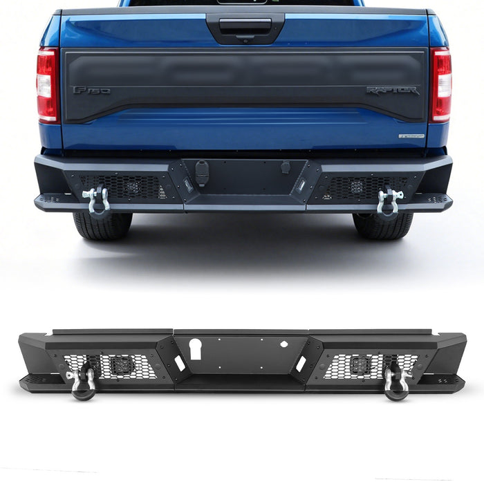 WOLFSTORM Rear Bumper For 2015-2026 Ford F-150 Pickup