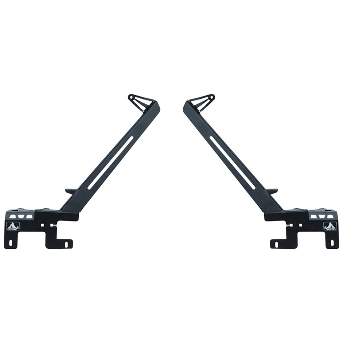A-Pillar LED Lights Bar Mounting Brackets for Jeep Wrangler JL/JLU and Jeep Gladiator JT