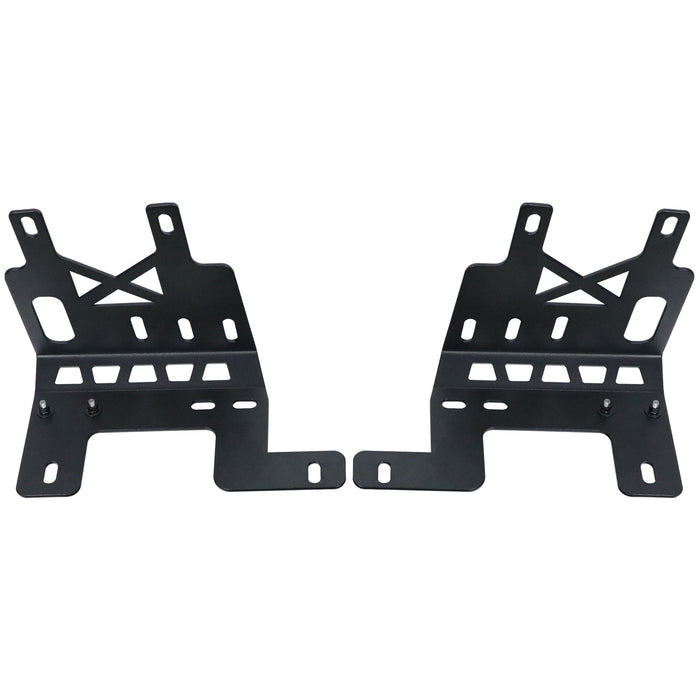 A-Pillar LED Lights Bar Mounting Brackets for Jeep Wrangler JL/JLU and Jeep Gladiator JT