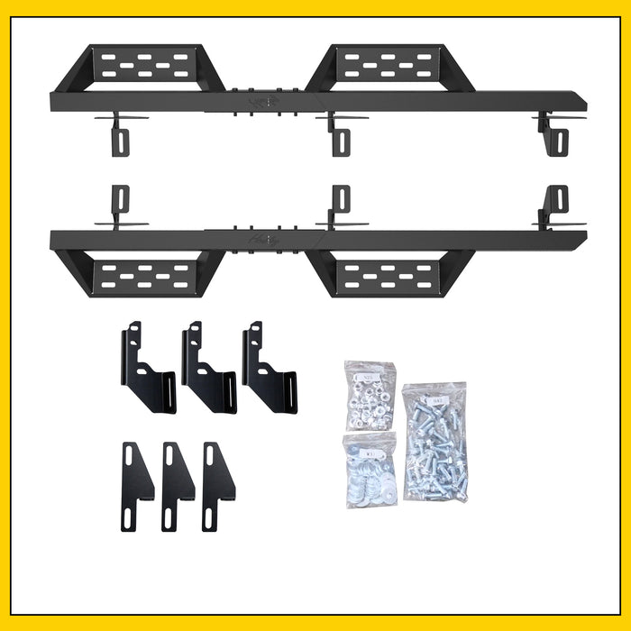 WOLFSTORM Running Boards Compatible with 2018-2025 Jeep Wrangler JL Unlimited 4 Door