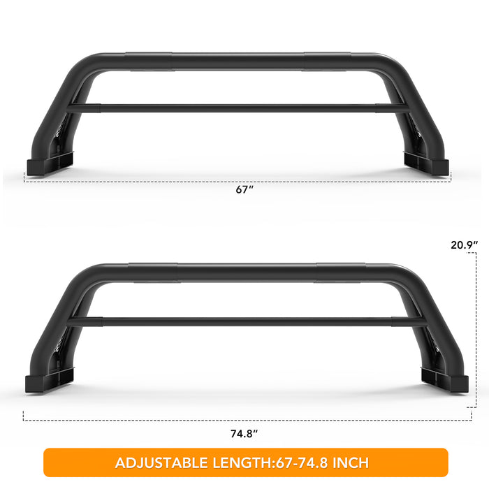 Arceau de sécurité universel pour camionnettes pleine grandeur, Silverado, Ram, Sierra, F150 et Tundra
