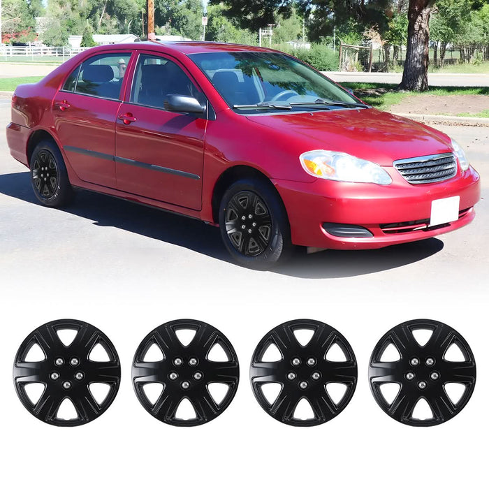 WOLFSTORM 4-Pack 15 Inch Wheel Rim Cover Hubcaps for 2005-2008 TOYOTA COROLLA