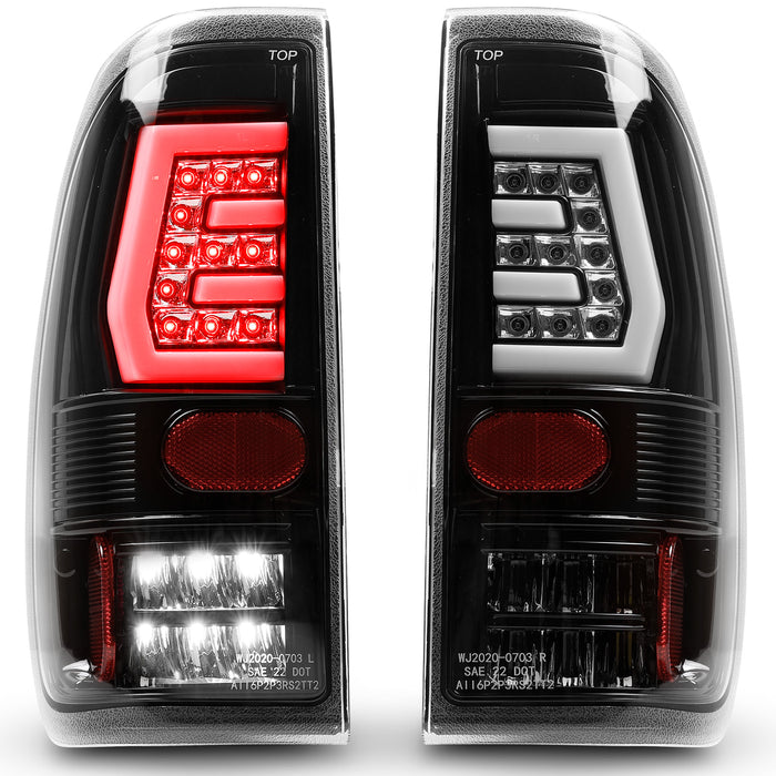 WOLFSTORM LED Tail Light Fit for 2000-2007 Ford F-250 Super Duty
