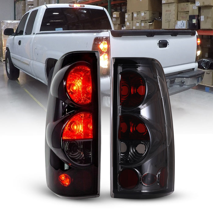 WOLFSTORM Tail Lights Fit for 2000-2006 Chevy Silverado 1500 2500 3500