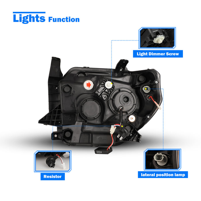 LED Headlights for 2014 - 2017 Toyota Tundra