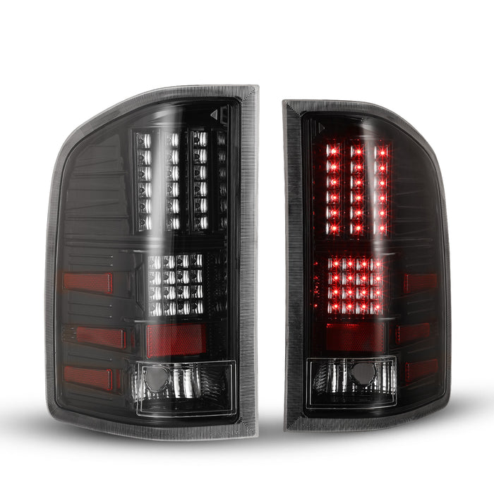 WOLFSTORM LED Tail Lights for 2007-2013 Chevy Silverado1500 2500 3500 (Not Fit 2007 Silverado with classic body)