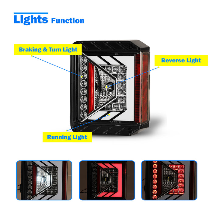 LED Tail Light for 2007-2018 Jeep Wrangler JK/JKU