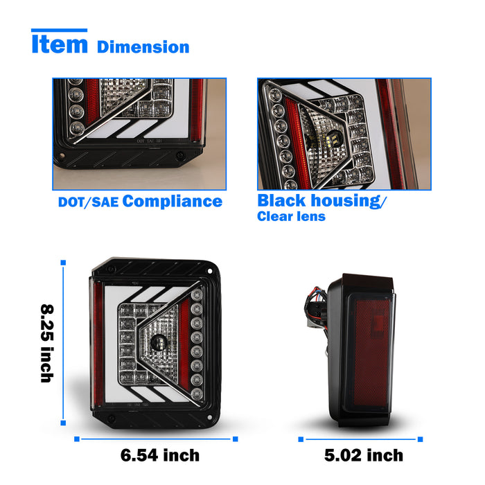 LED Tail Light for 2007-2018 Jeep Wrangler JK/JKU