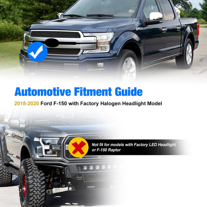 WOLFSTORM Headlight Assembly for 2018-2020 Ford F150