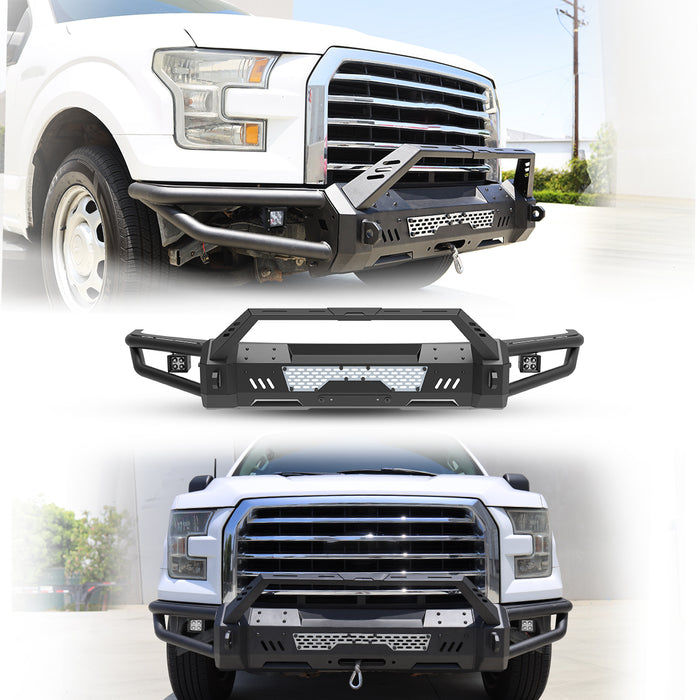 WOLFSTORM Offroad Front Bumper For Ford F-150 2015-2017(Excluding Raptor)
