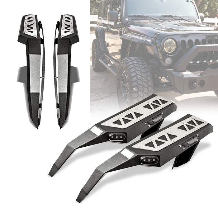 WOLFSTORM Fenders Flares for Jeep Wrangler JK 4 Doors/2 Doors