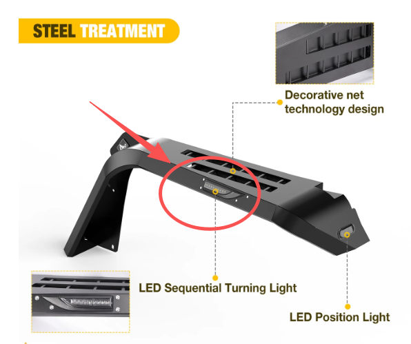 Driver-side replacement LED light
