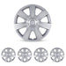 WOLFSTORM Hubcaps Wheel Covers 16 Inch - WOLFSTORM