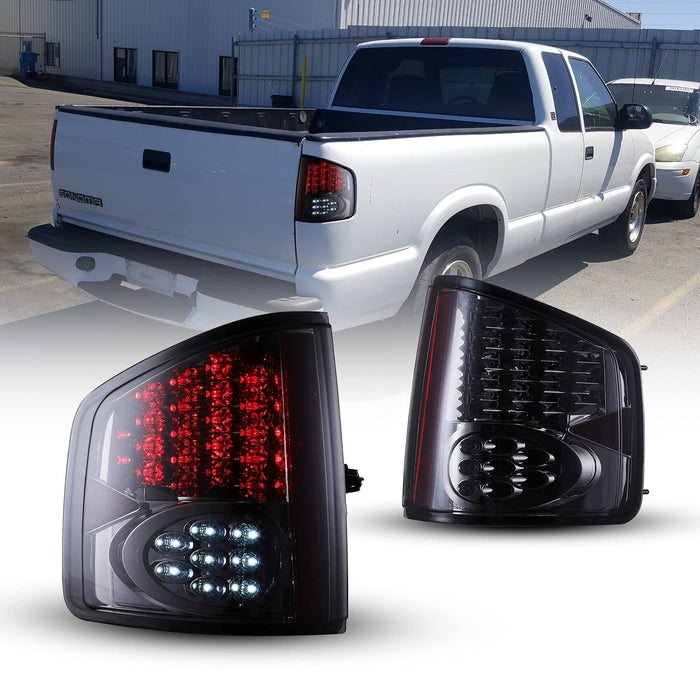 WOLFSTORM LED Tail Light Fit for 1994-2004 Chevy S10 and 1994-2004 GMC Sonoma, 1996-2000 Isuzu Hombre