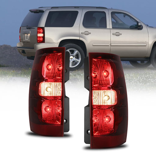 WOLFSTORM Tail Lights Assembly Fit 2007-2014 Chevy Suburban Tahoe 1500 2500 and Chevy Tahoe - WOLFSTORM