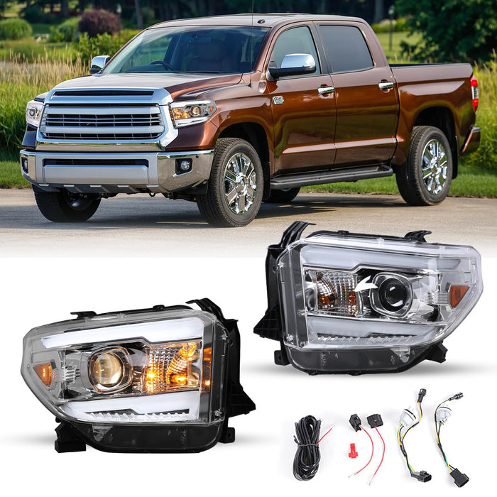WOLFSTORM Headlights Assembly For 2014-2021 Toyota Tundra - WOLFSTORM