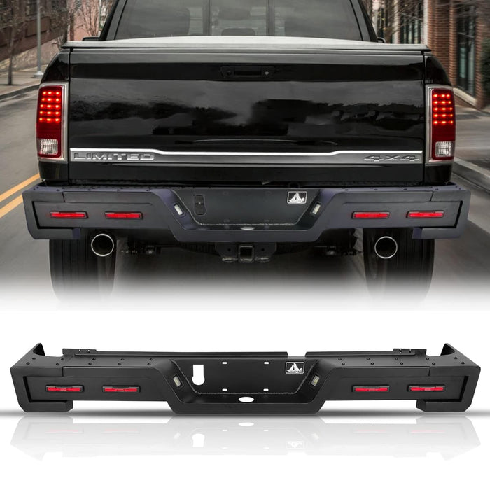 WOLFSTORM Full Width Rear Bumper for 2009-2018 Dodge Ram 1500 - WOLFSTORM 