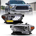 WOLFSTORM Headlights with Sequential Turn Signal Design for 2016-2019 Toyota Tacoma and 2020-2023 Tacoma SR SR5 TRD (Sport models only) - WOLFSTORM 