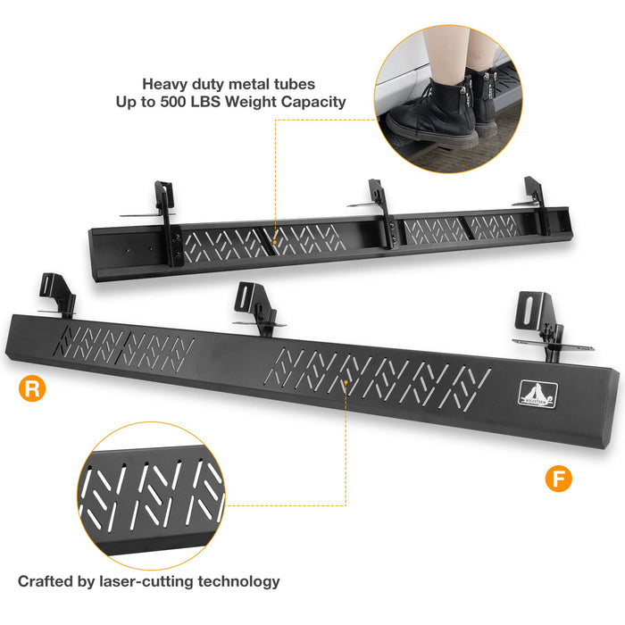 Side Step, Running Board, Nerf Bars for 2019-2023 Jeep Gladiator JT (4 Door ONLY) - WOLFSTORM 