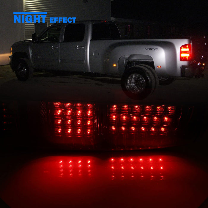 WOLFSTORM LED Tail Lights for 2007-2013 Chevy Silverado1500 2500 3500 (Not Fit 2007 Silverado with classic body)