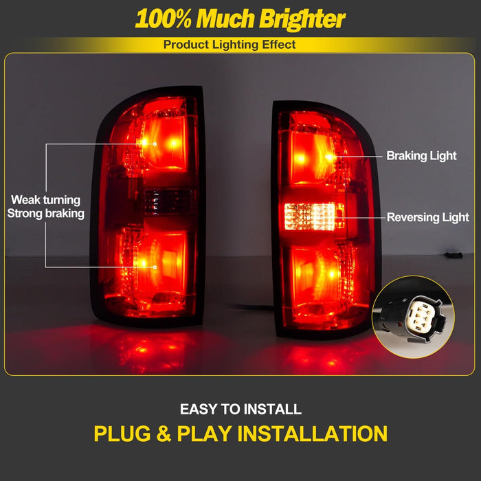 WOLFSTORM OEM Style Taillight for 2015-2022 Chevy Colorado