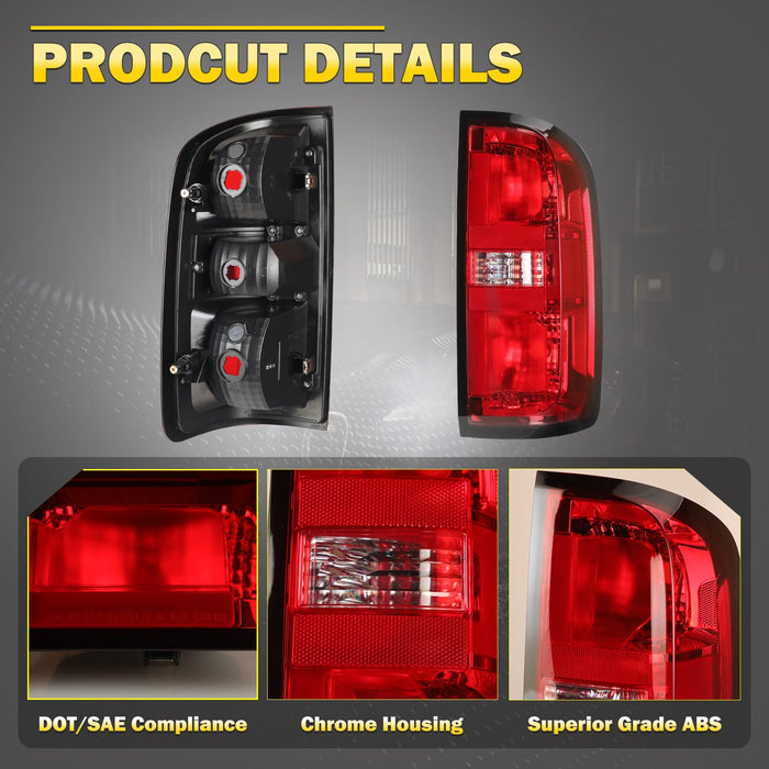 WOLFSTORM Tail Light Assembly for 2015-2022 Chevy Colorado