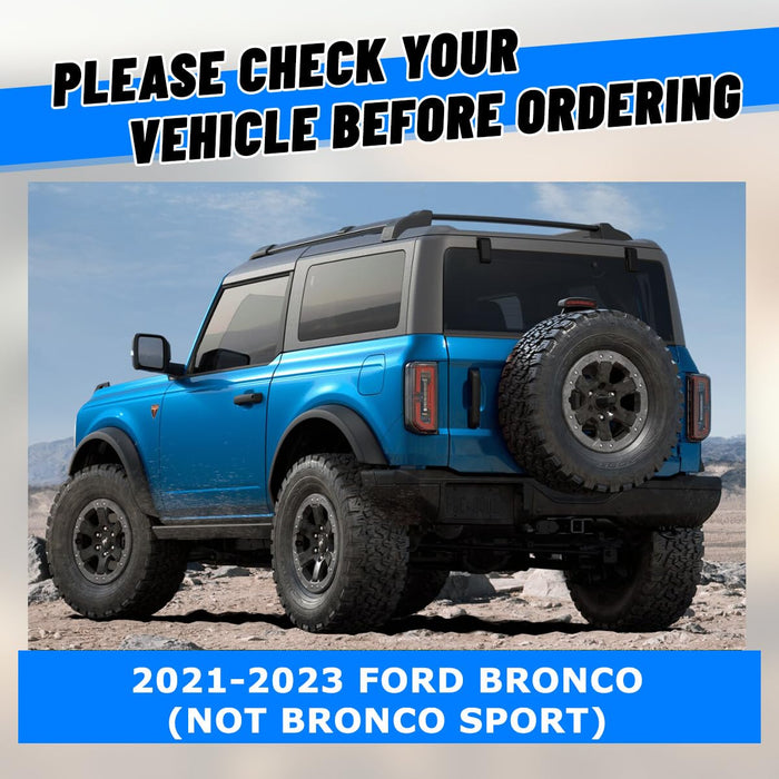 WOLFSTORM Rear Bumper for 2021-2023 Ford Bronco (Not for Bronco Sport)