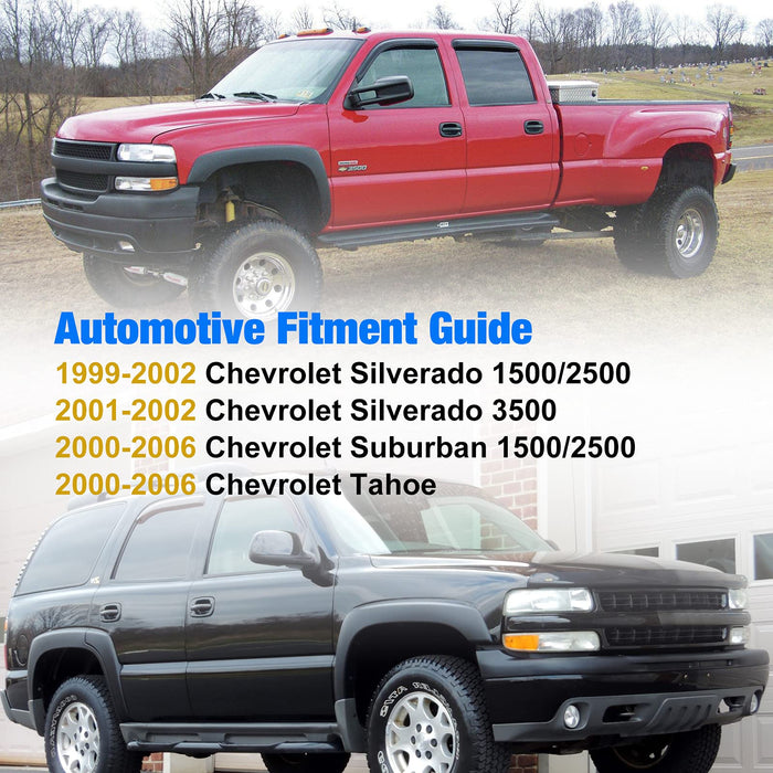 WOLFSTORM Headlights for 1999-2002 Chevy Silverado & 2000-2006 Chevy Suburban/Tahoe