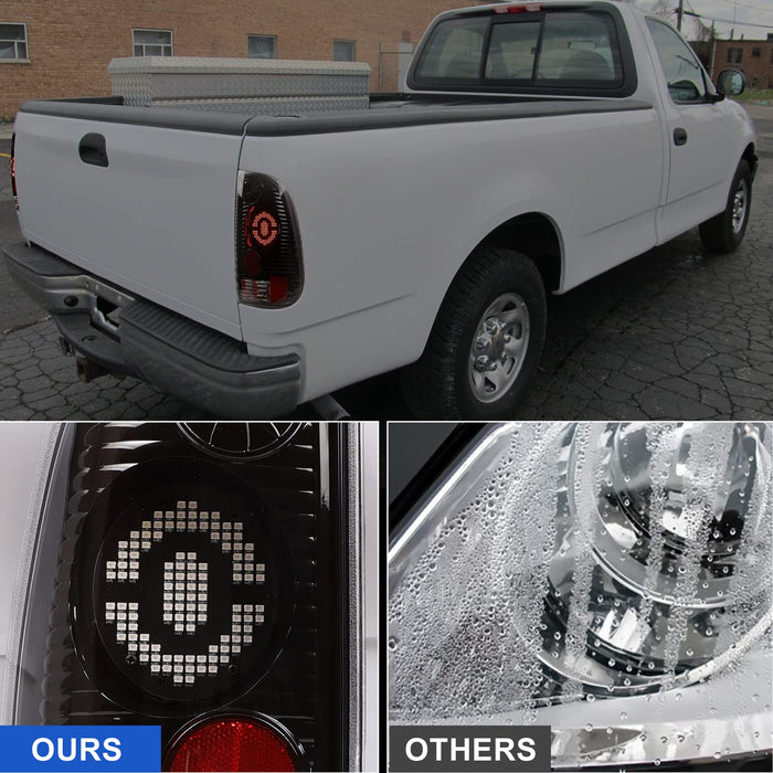 WOLFSTORM LED Tail Lights Compatible with 1997-2003 Ford F-150 & 1999-2007 Ford Superduty F-250 F-350