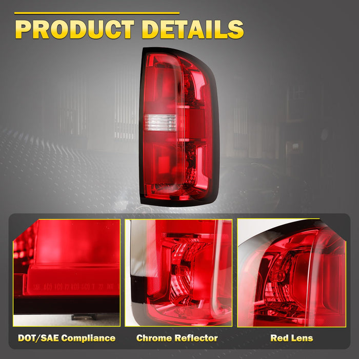 WOLFSTORM OEM Style Taillight for 2015-2022 Chevy Colorado