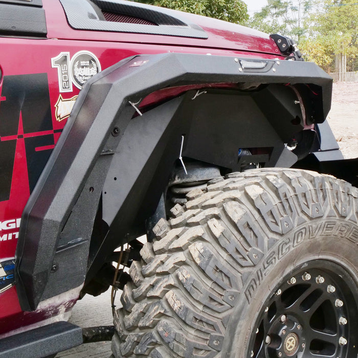 Doublures de garde-boue intérieures pour Jeep Wrangler JK/JKU 2007-2018 