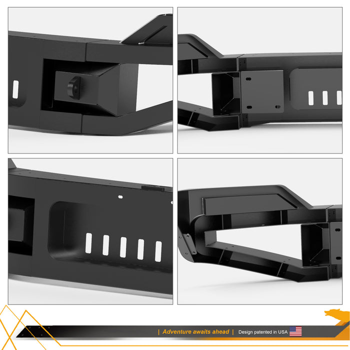 WOLFSTORM Front Bumper Replacement for 2013-2018 Dodge Ram 1500 Excluding Rebel & 2019-2024 Dodge Ram 1500 Classic Exculding Warlock;