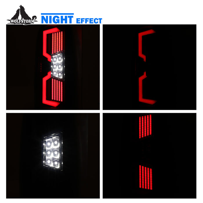 WOLFSTORM LED Tail Light Assembly Fit for 2014-2018 Chevy Silverado 1500 2500 3500