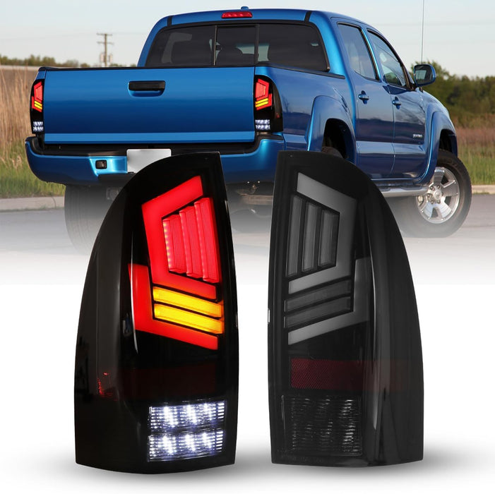 WOLFSTORM LED Tail Light Compatible with 2005-2015 Toyota Tacoma