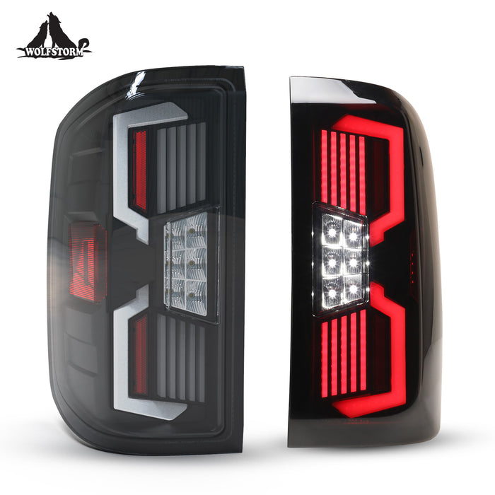 WOLFSTORM LED Tail Light Assembly Fit for 2014-2018 Chevy Silverado 1500 2500 3500