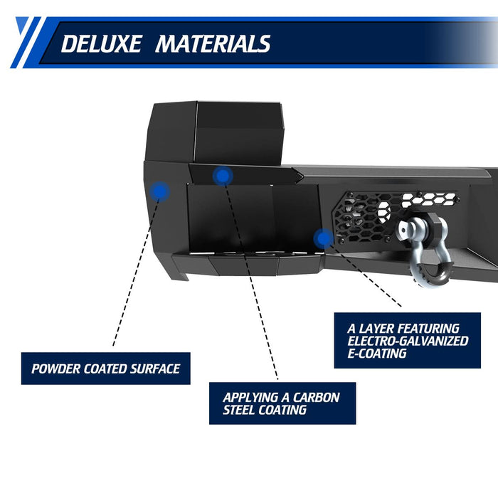 WOLFSTORM Rear Bumper for 2005-2015 Toyota Tacoma