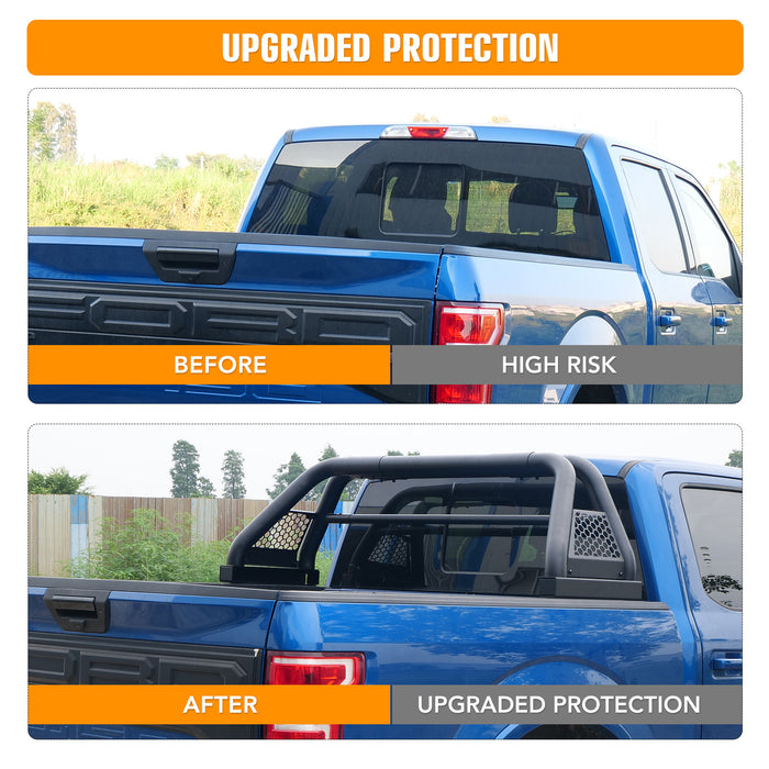 Arceau de sécurité universel pour camionnettes pleine grandeur, Silverado, Ram, Sierra, F150 et Tundra
