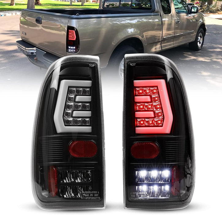 WOLFSTORM LED Tail Light Fit for 1997-2003 Ford F-150 and 2004 F-150 Heritage