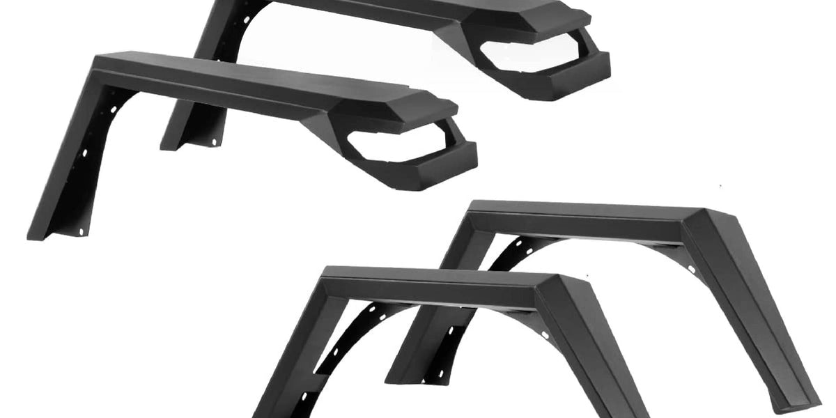 WOLFSTORM Fender Flares For 2018-2026 Jeep Wrangler JL/JLU and 2019-20