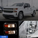WOLFSTORM Headlight for 2019-2021 Chevy Silverado 1500 with DRL, High/Low Beam, and Turn Signals - WOLFSTORM 