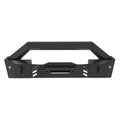 Front Bumper for Jeep Wrangler JL/JK/Gladiator JT, with LED Light D-ring Winch Plate License Plate Bracket - WOLFSTORM 