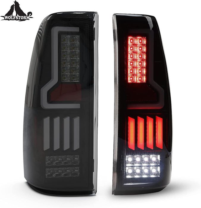 WOLFSTORM LED Tail Lights for 1999-2006 Chevy Silverado 1500 2500 3500 LED Tail Lights