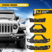 Front Bumper for 2018-2021 Jeep Wrangler JL/JLU and 2019-2021 Jeep Gladiator JT