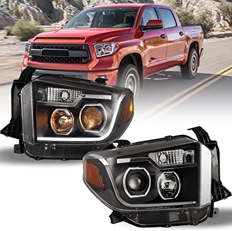 LED Headlights for 2014 - 2017 Toyota Tundra - WOLFSTORM 